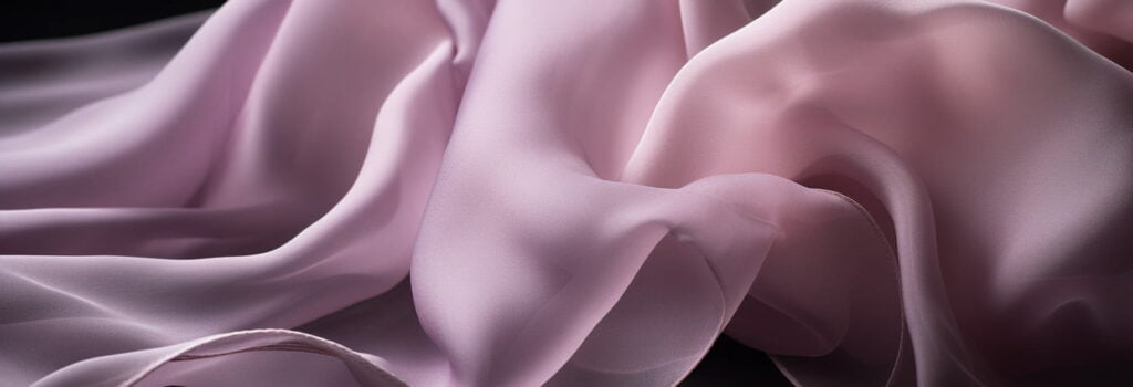 Silk Georgette close up lilac - The Ultimate Guide to Different Types of Silk Fabric