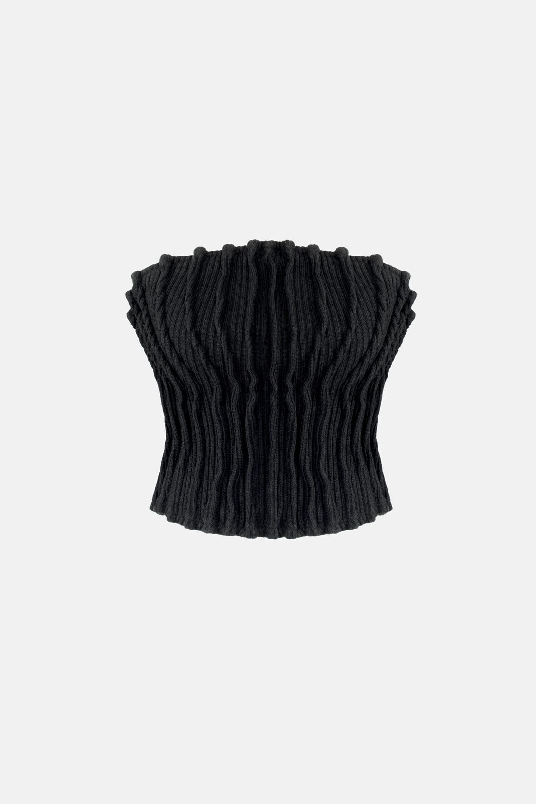 Regina Black Cropped Knitted Tube Top – Mossimo PH