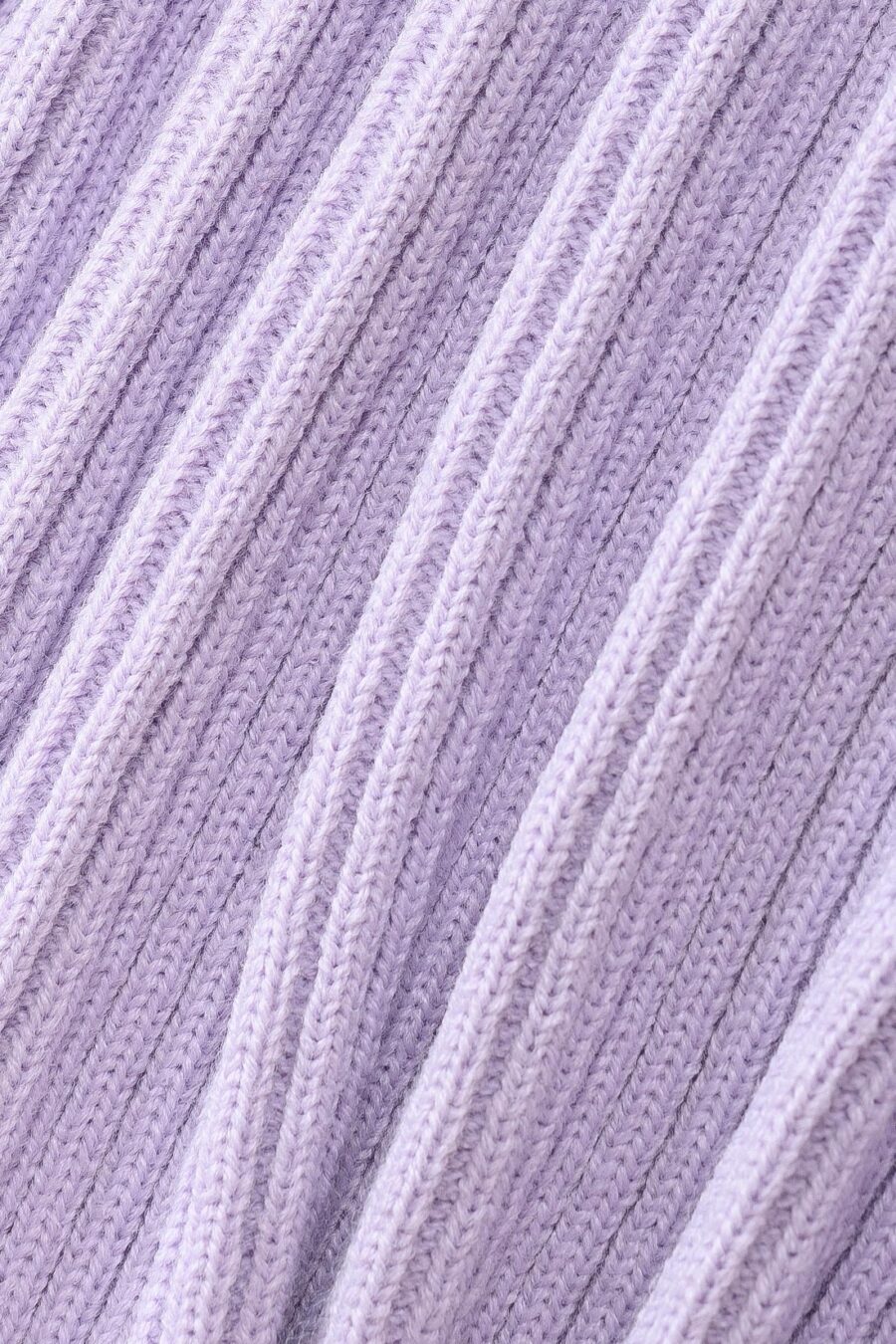 Lilac Ribbed Knit Halter Top Pleated Kargede Designer Halter Top Knitwear detail - Reishi – Rib Knit Halter Top Lilac