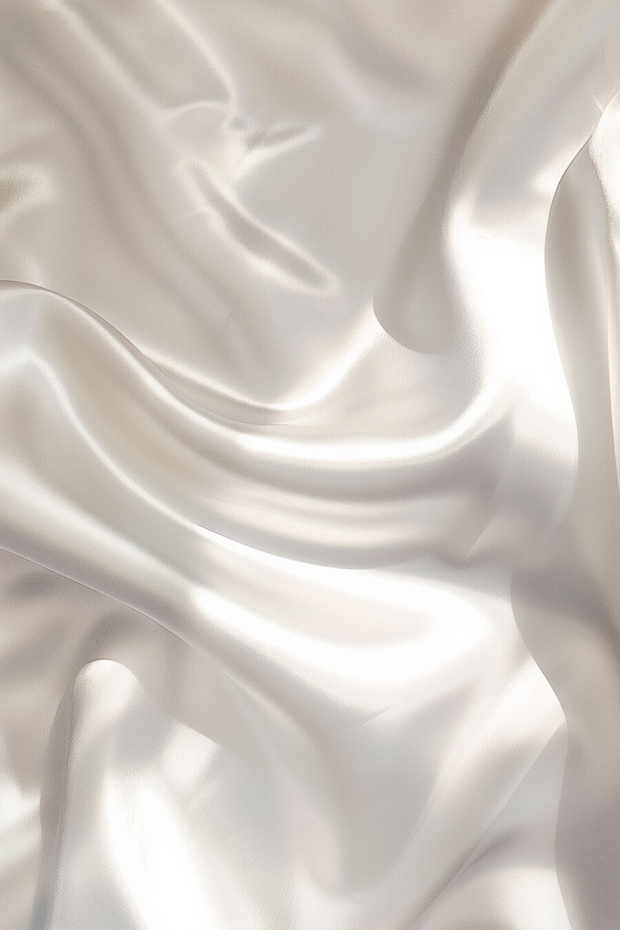 White Satin Close Up Kargede Luxury European Fabric - Breeze – White Satin Maxi Dress