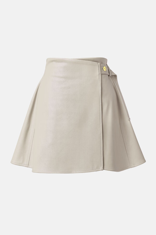 Fatale – Black Vegan Leather Mini Skirt