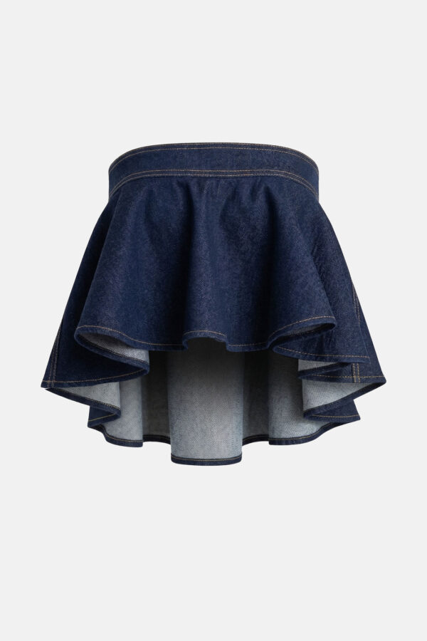 Polaris – Black Jacquard Bubble Mini Dress