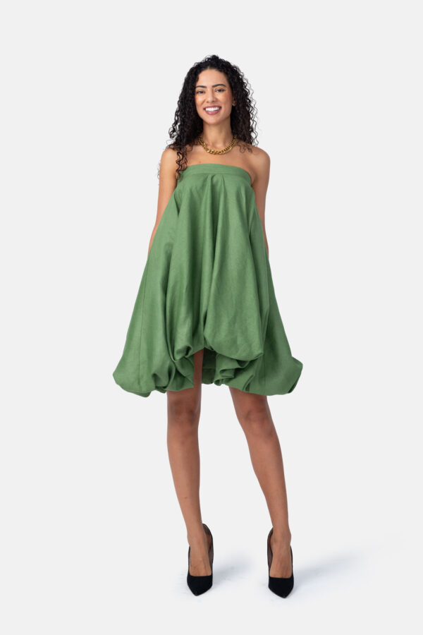 Stellar – Beige Floral Trapeze Maxi Dress